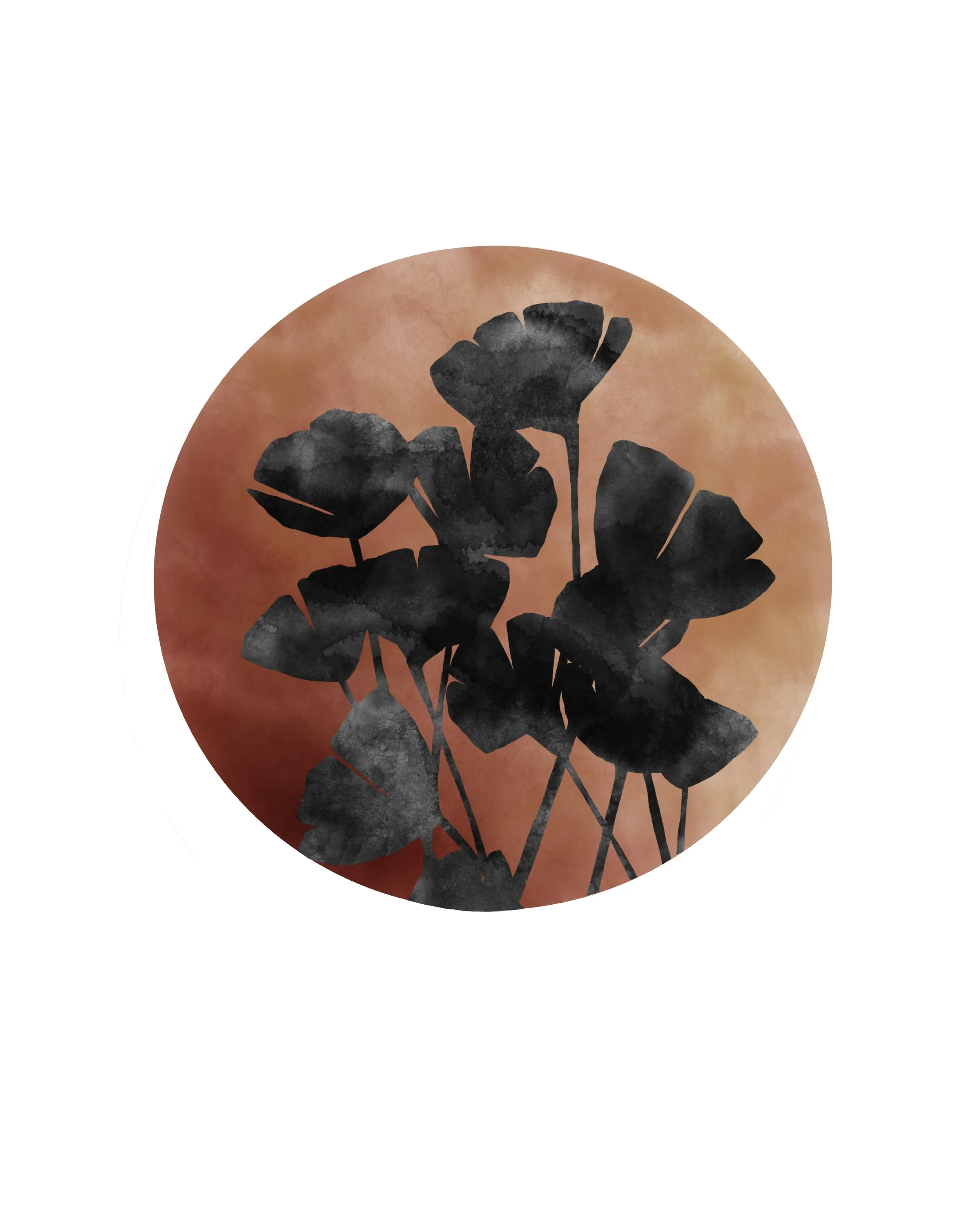 "Silhouette No. 4" Framed