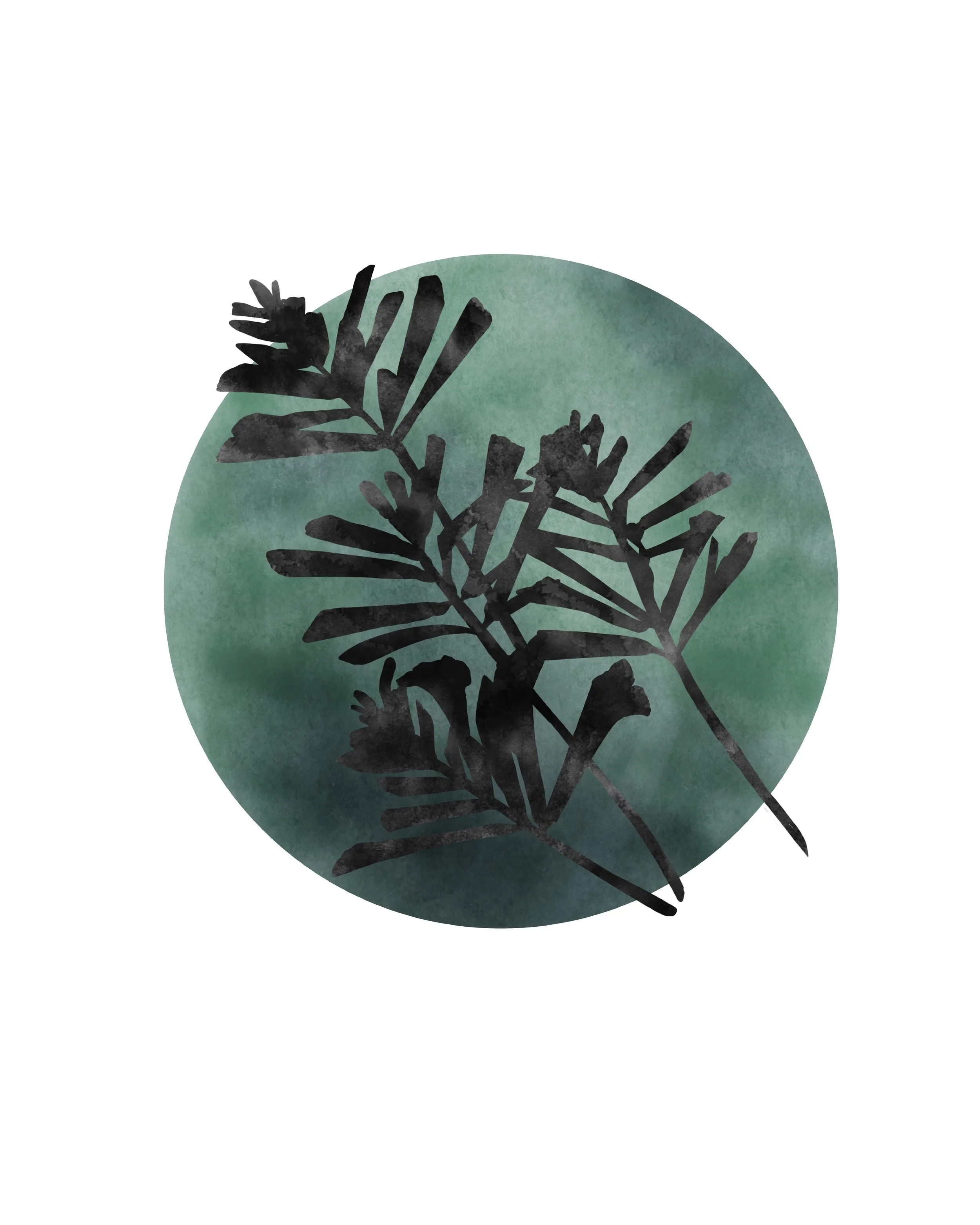 "Silhouette No. 6" Framed