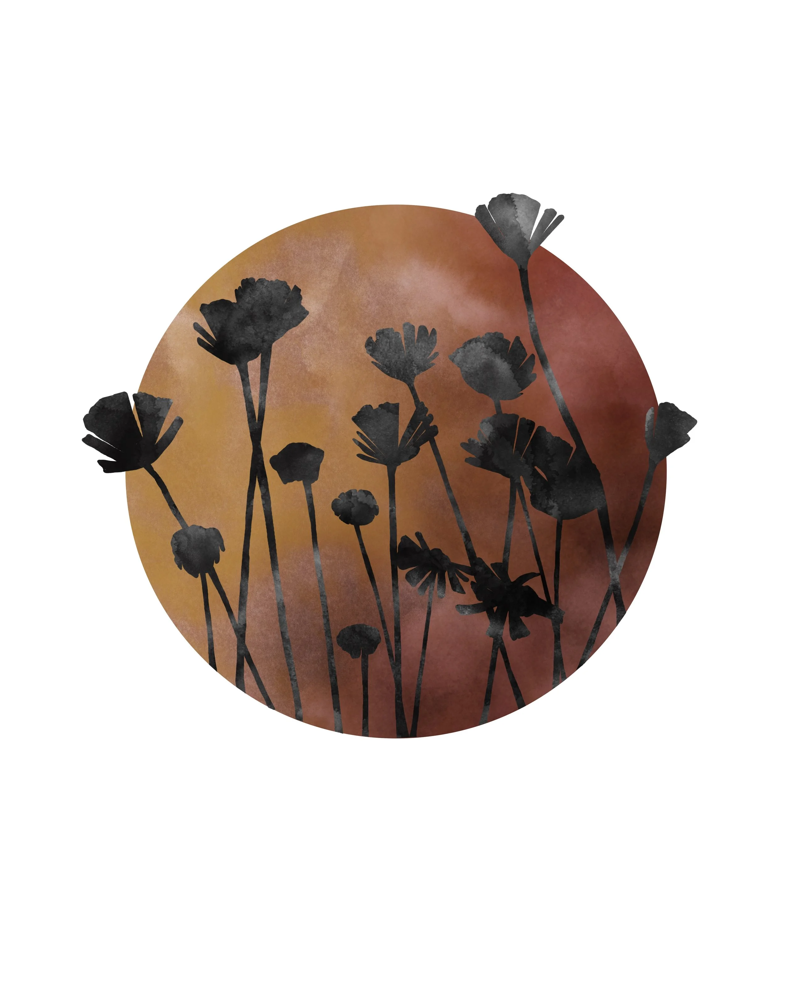 "Silhouette No. 7" Framed