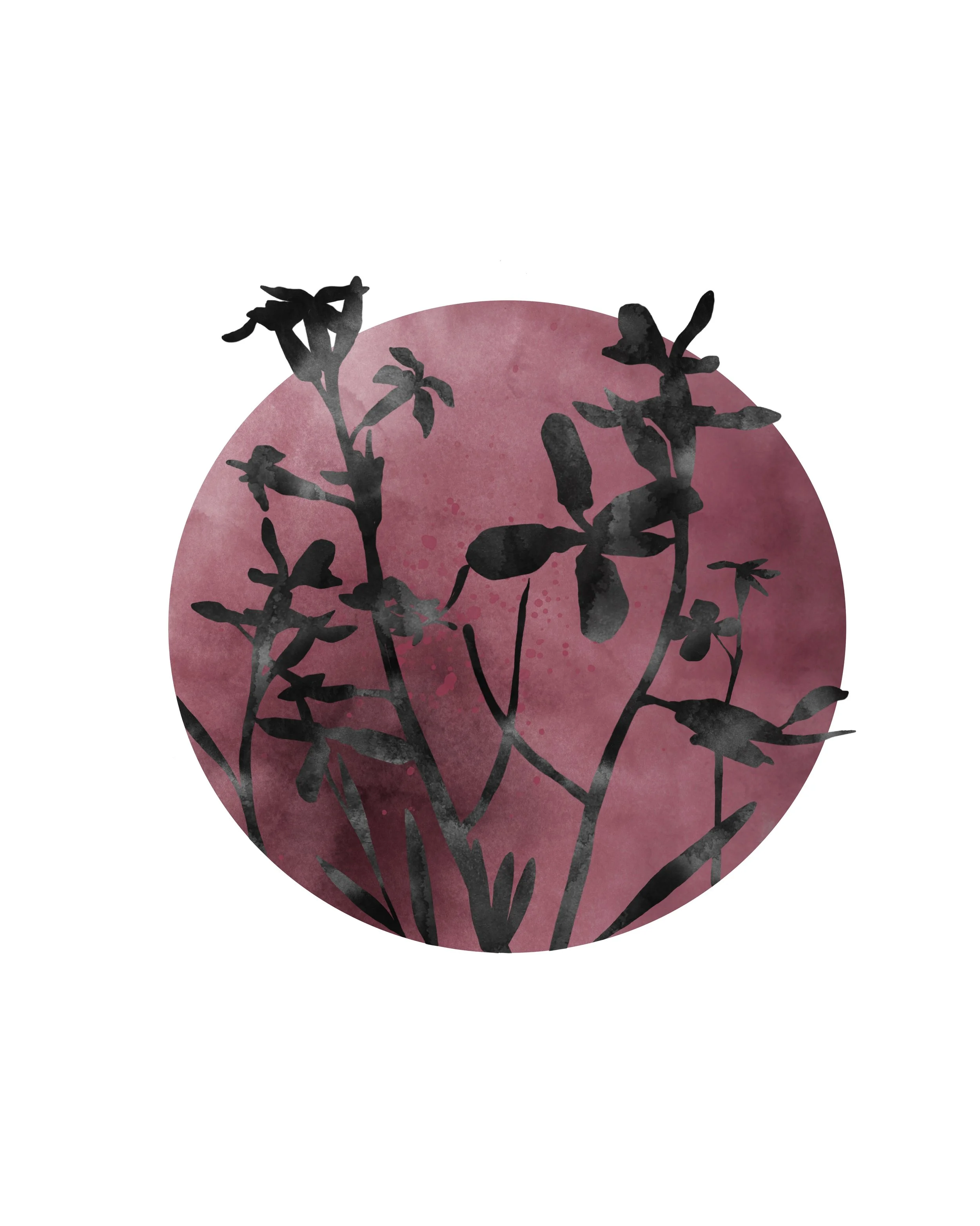 "Silhouette No. 9" Framed