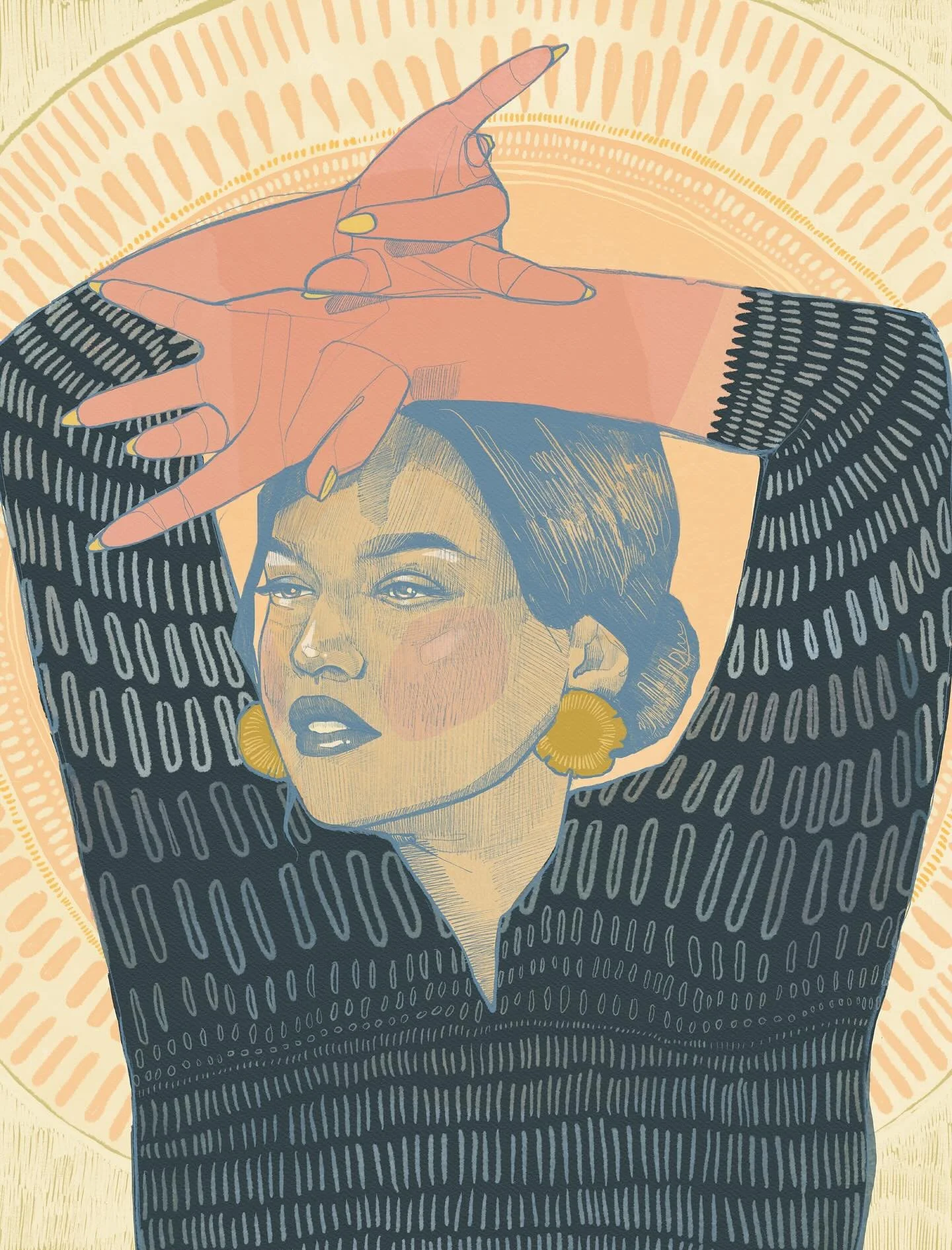 Check out the all women show at @mysticdesertstudio ! I’m honored to show alongside such great artists. I’ll be featuring a new illustration titled “Andrea”. 💃🏽🎨👀
•
•
•
#artwork #womenwhopaint #elpaso #texas