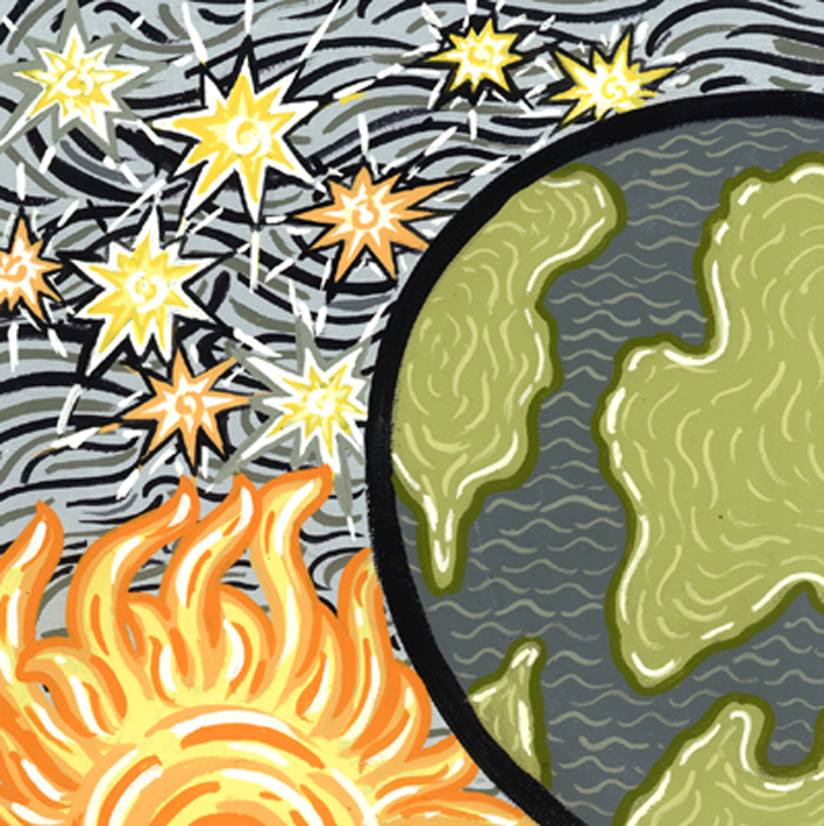 'Earth, Sun & Stars'
