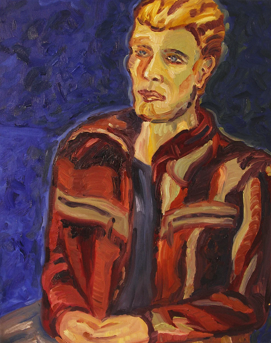 'Blonde Stud' - oil 16"x20"