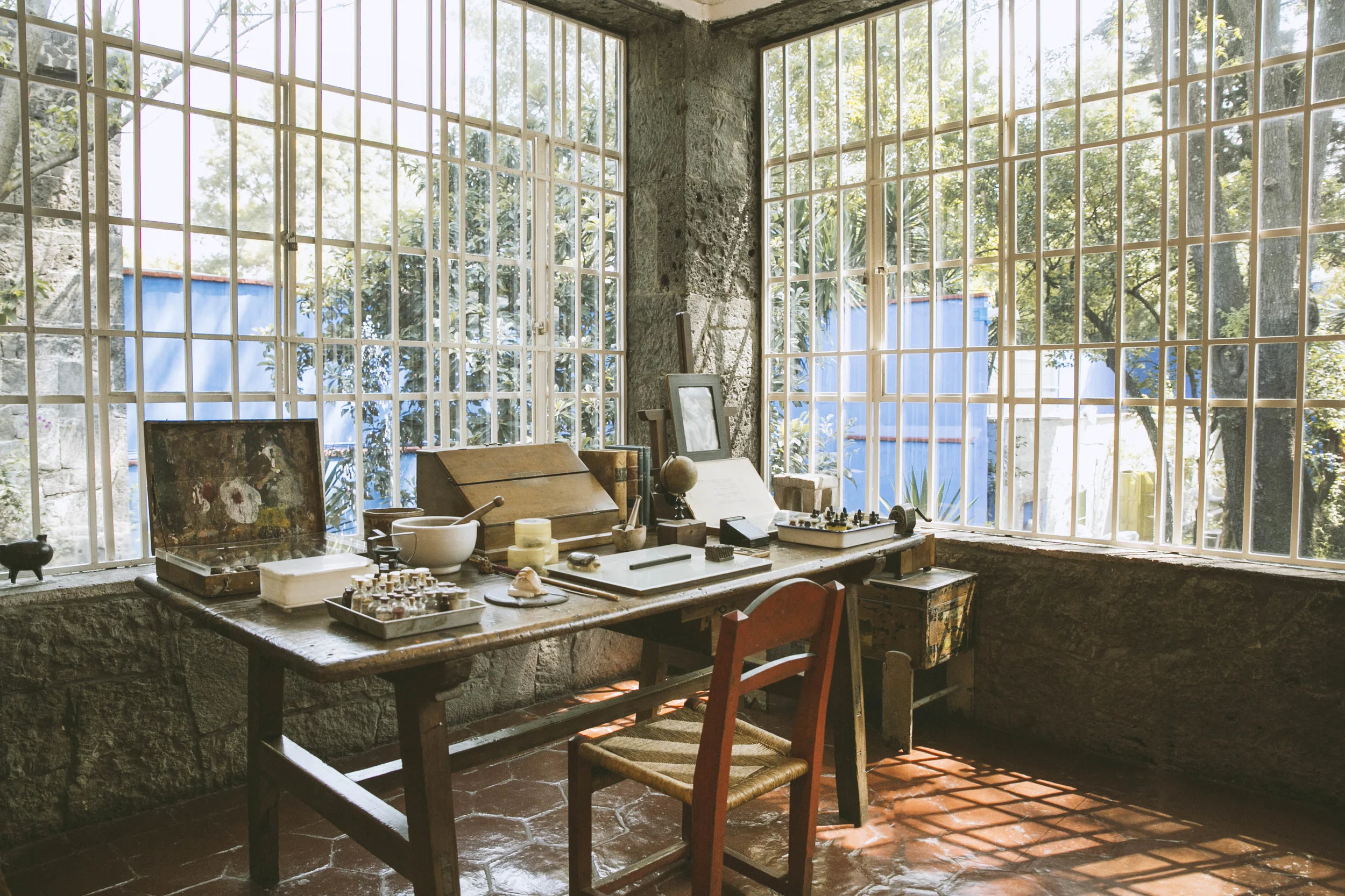 Frida Kahlo Museum, Coyoacán. Mexico City.