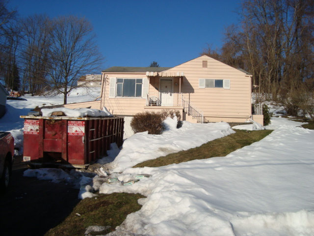Our house last winter