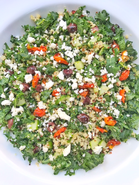 Mediterranean Kale and Quinoa Salad