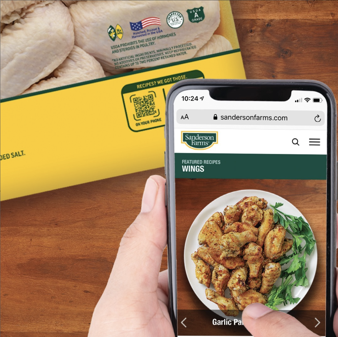 We redesigned their packaging (I'll spare you the 80-page research report) and added a QR code for recipes.