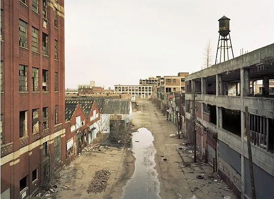 Abandoned buildings in Detroit