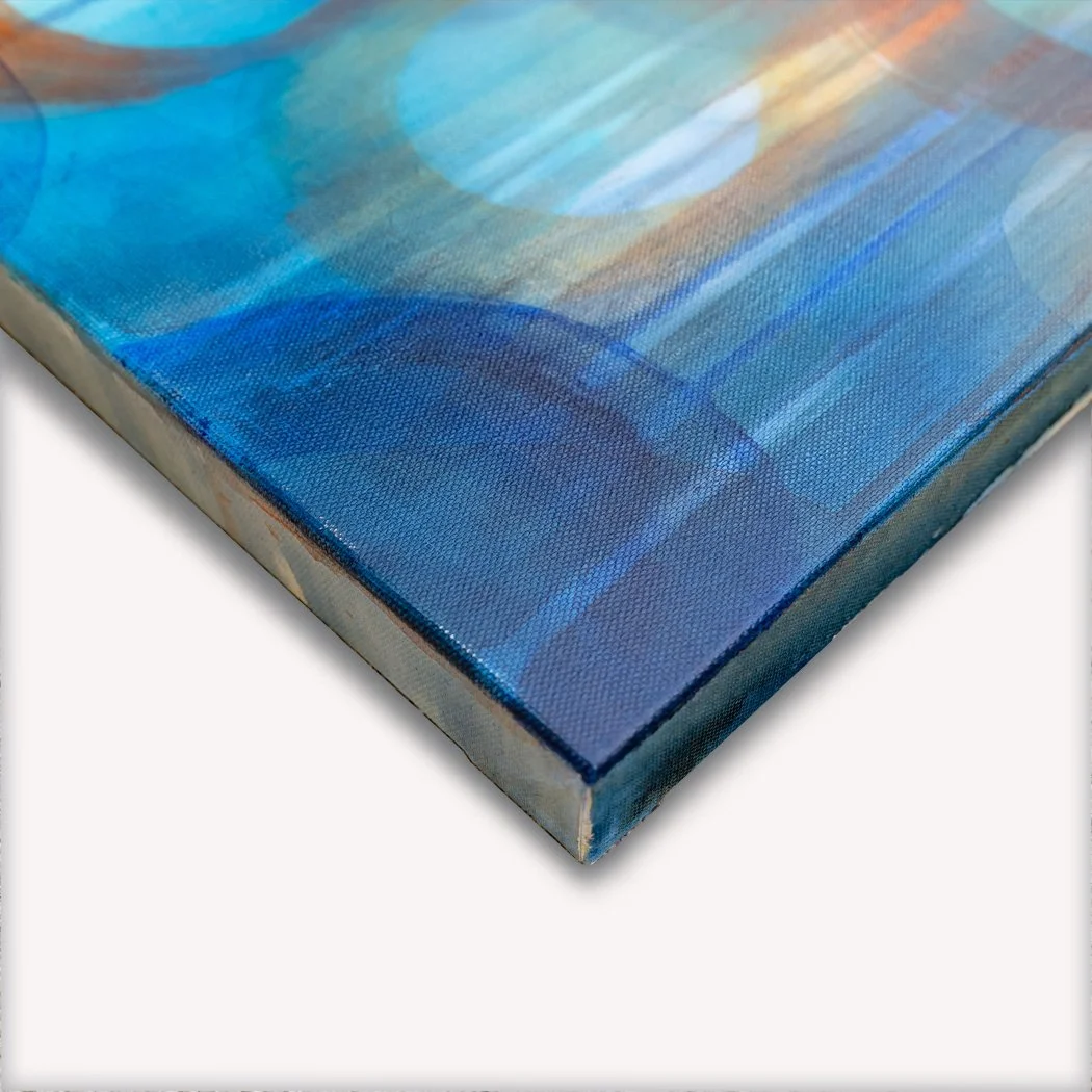Circle Enso Orange Blue Edge Detail.jpg
