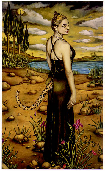A Persistent Quirk III , 2000, oil on canvas, 60" x 36"
