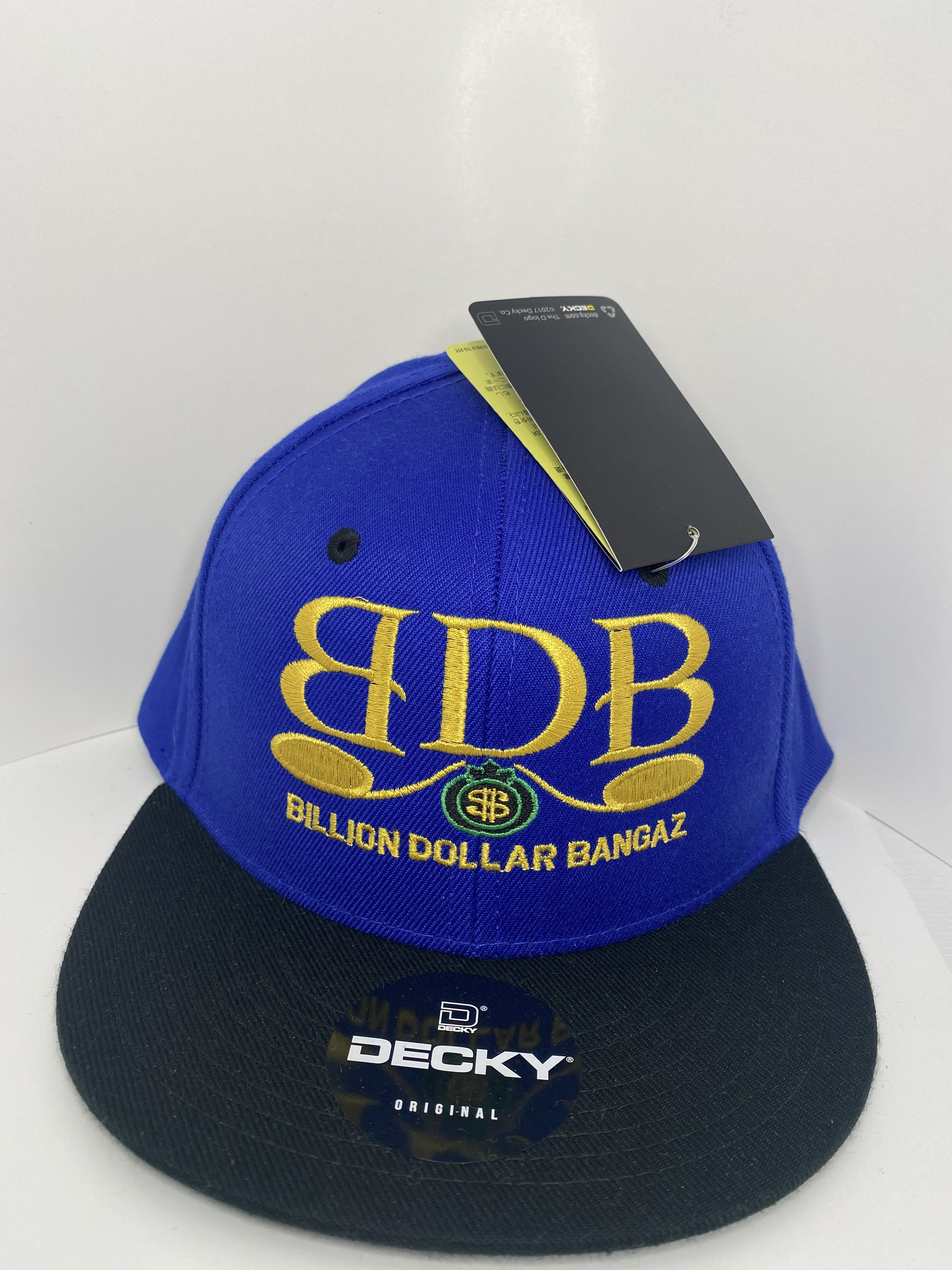 Billion Dollar Bangaz Royal Blue Snapback Hat W/ Black Brim