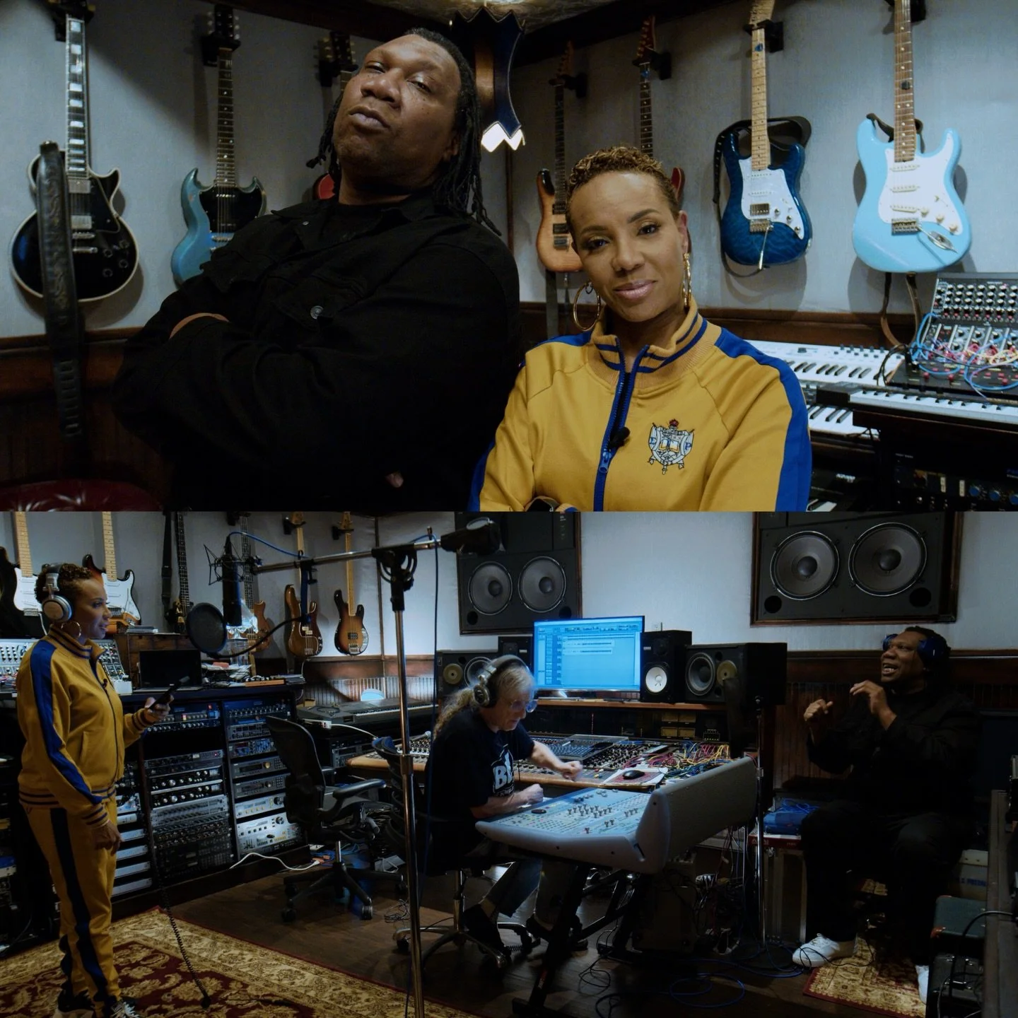 MC Lyte &amp; KRS ONE in the studio. 💫
Videos dropping soon..

Director: @funky_cold 
DP: @donmagicjuan 
Graphics: @mixymercury