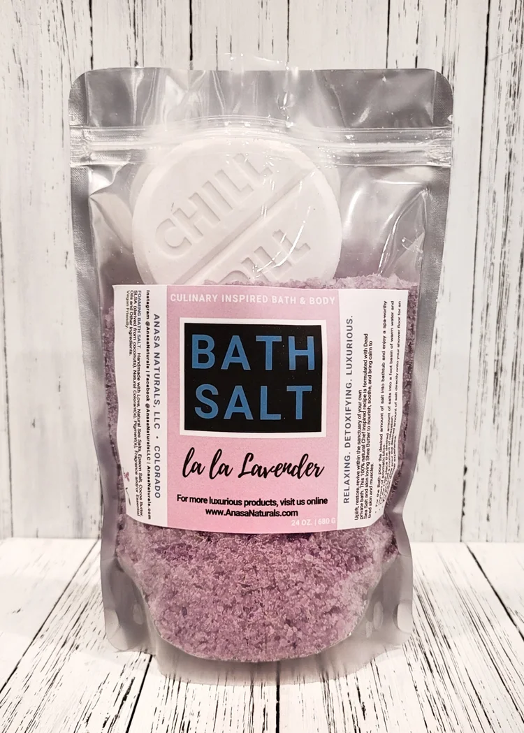 Foaming Bath Salts — Anasa Naturals