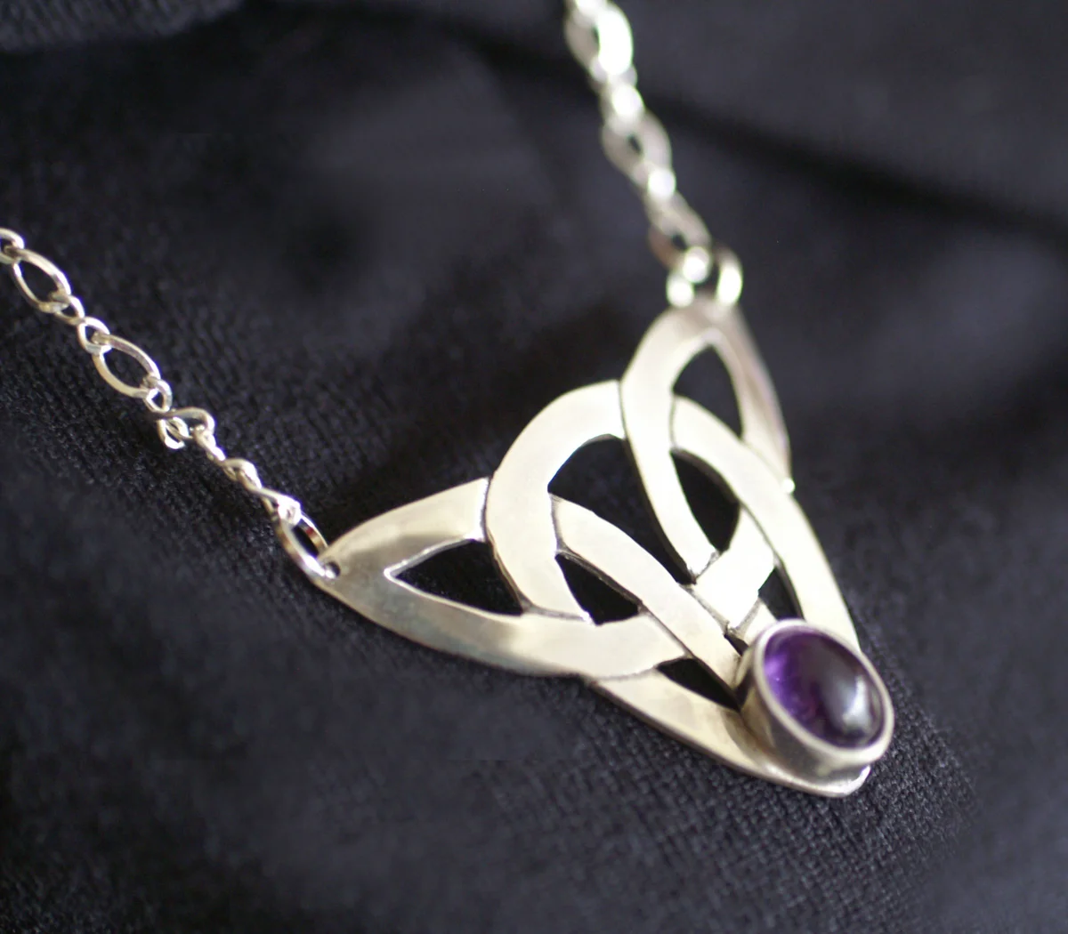 #5017. Celtic Amethyst. $95.