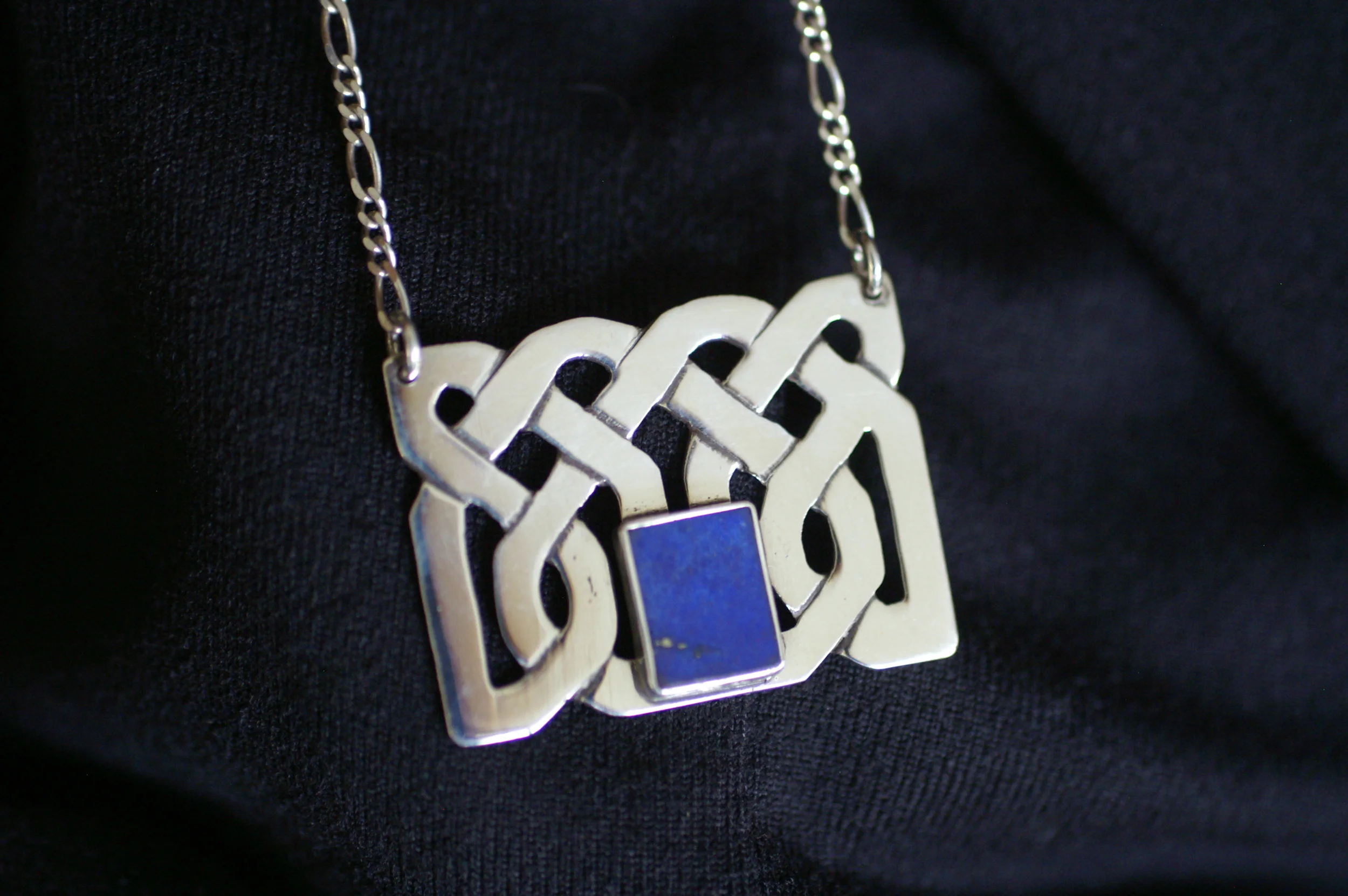#5013. Celtic Box. $125. Lapis Lazuli