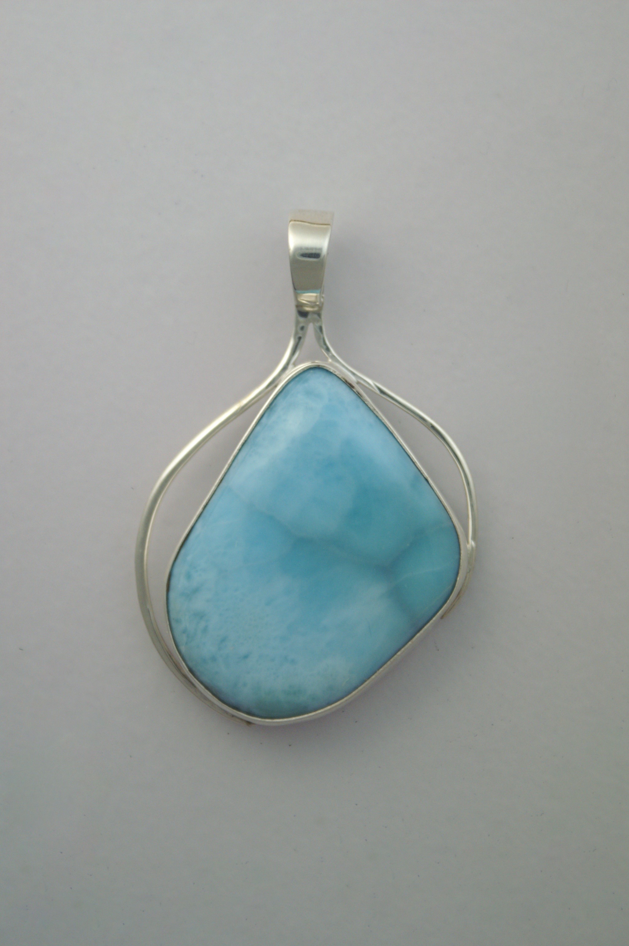 #3147 Larimar Lace $225. 1.50" x 2" Dominican Republic