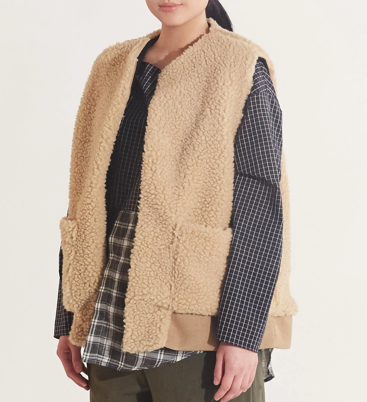 Longline Sherpa Vest 