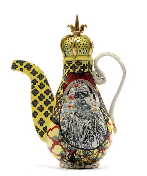 ROBERT LUGO "The Notorious B.I.G. / bell hooks Teapot"