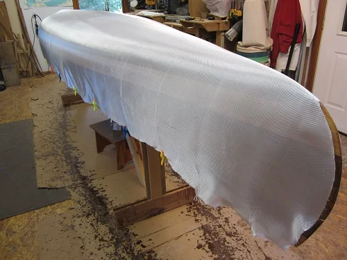 cloth laid out