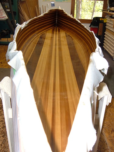 Epoxy over cloth interior
