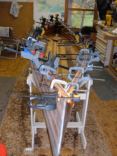 Gunnels glued up