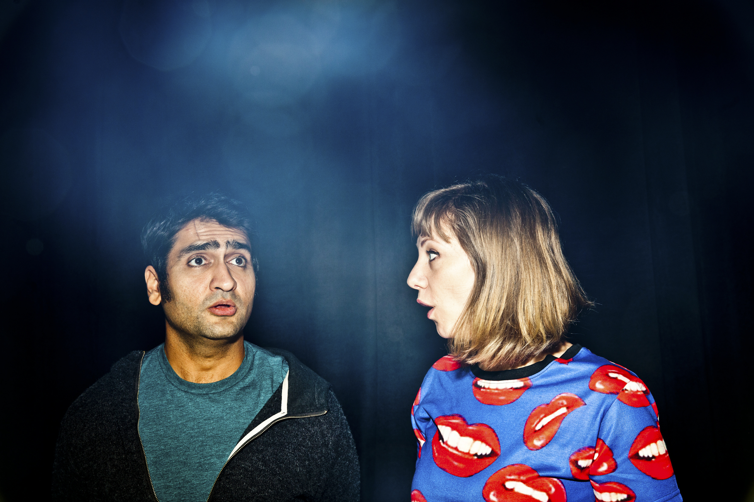  Podcasters and gamers&nbsp;Kumail Nanjiani and Emily Gordon for WIRED.  