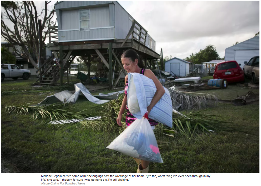  Photography: Nicole Craine for Buzzfeed News  Photo Editing + Text: Ariel Zambelich  Story:&nbsp; Picking Up The Pieces In Florida After Irma's Devastation  