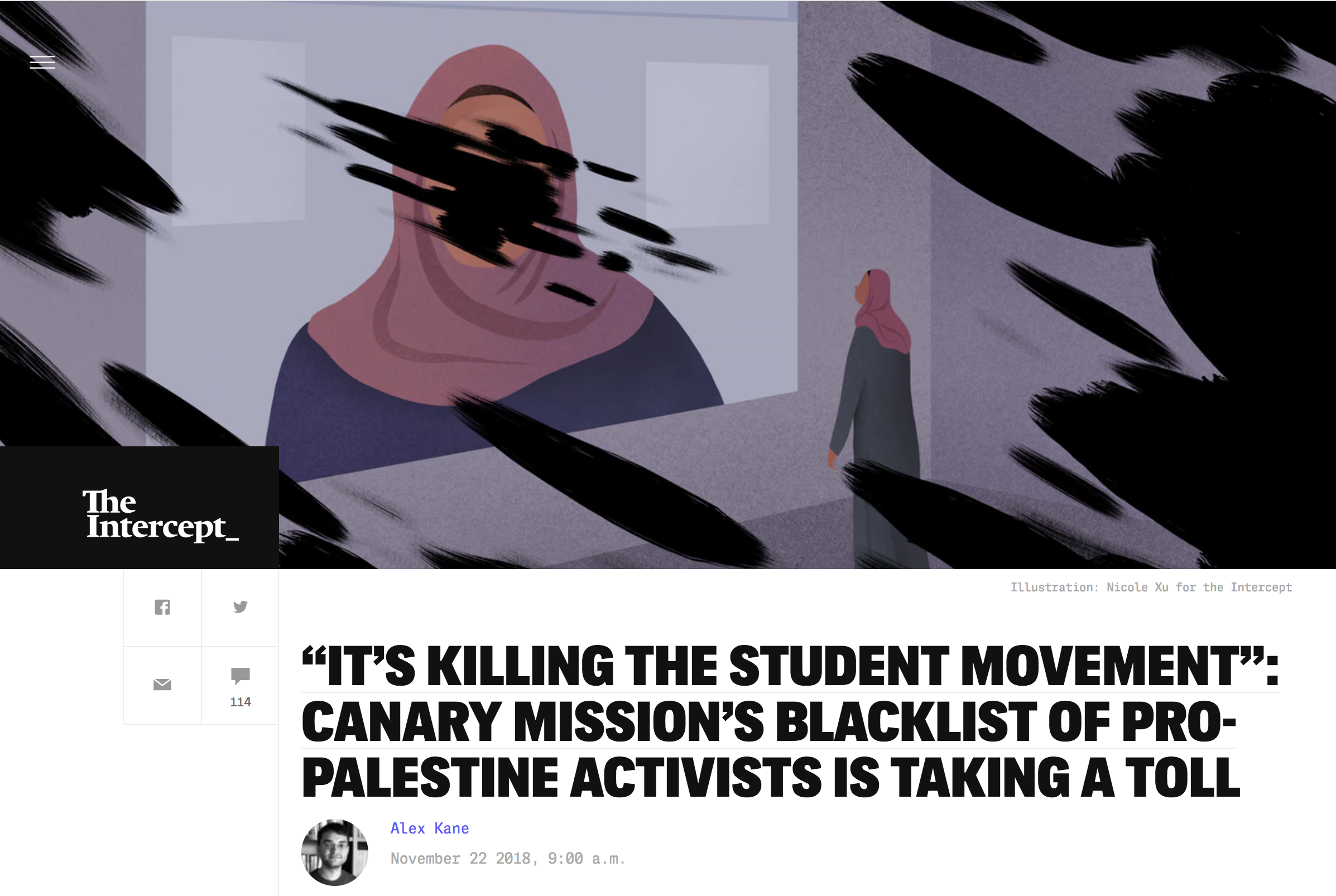 Illustration: Nicole Xu Art Direction: Ariel Zambelich Story: “It’s Killing The Student Movement”: Canary Mission’s Blacklist of Pro-Palestine Activists Is Taking A Toll