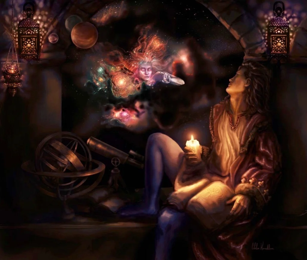 "Reverie," digital painting, spring 2019