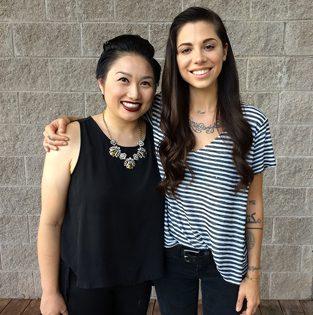With the inspiring and super talented singer/songwriter, Christina Perri. 
