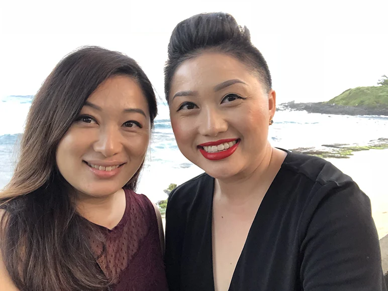 Pa Kou and me at Ho'opika Beach Park, Maui. December 2017.