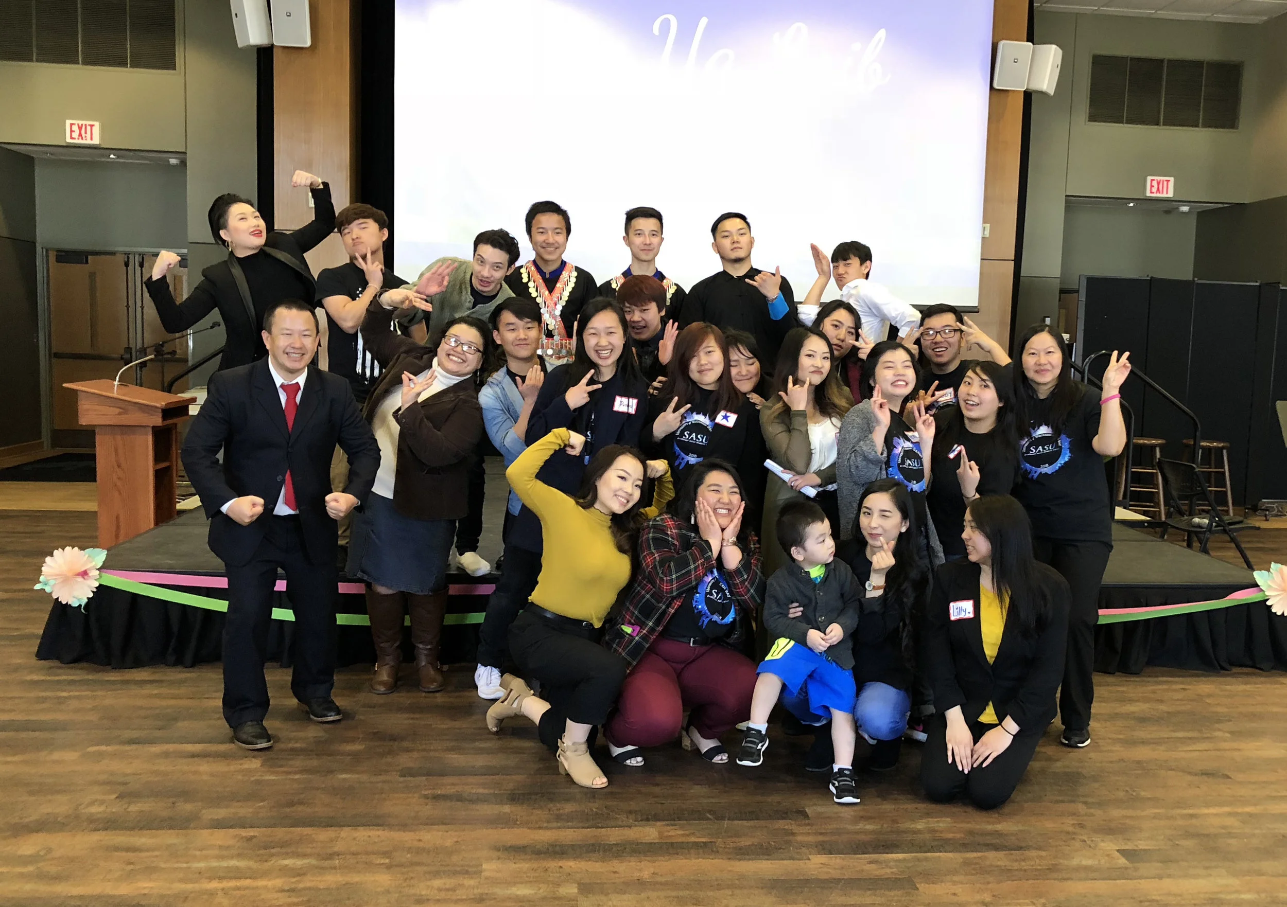 With SASU, Performers, & Guest Speakers, April 22, 2018 at UW-Green Bay