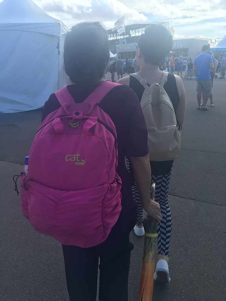 Mom & me prepared for the MN State Fair.