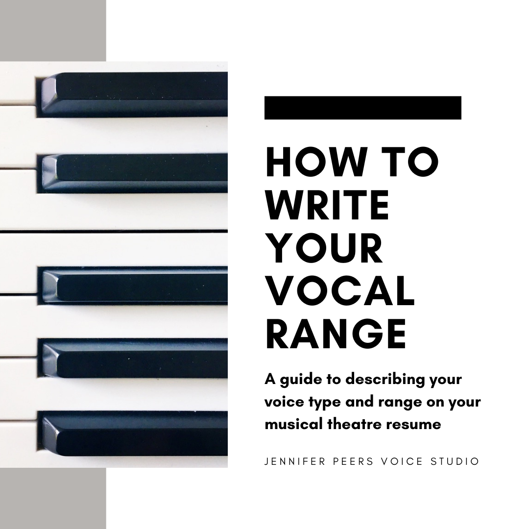 How To Write Your Vocal Range On Your Resume