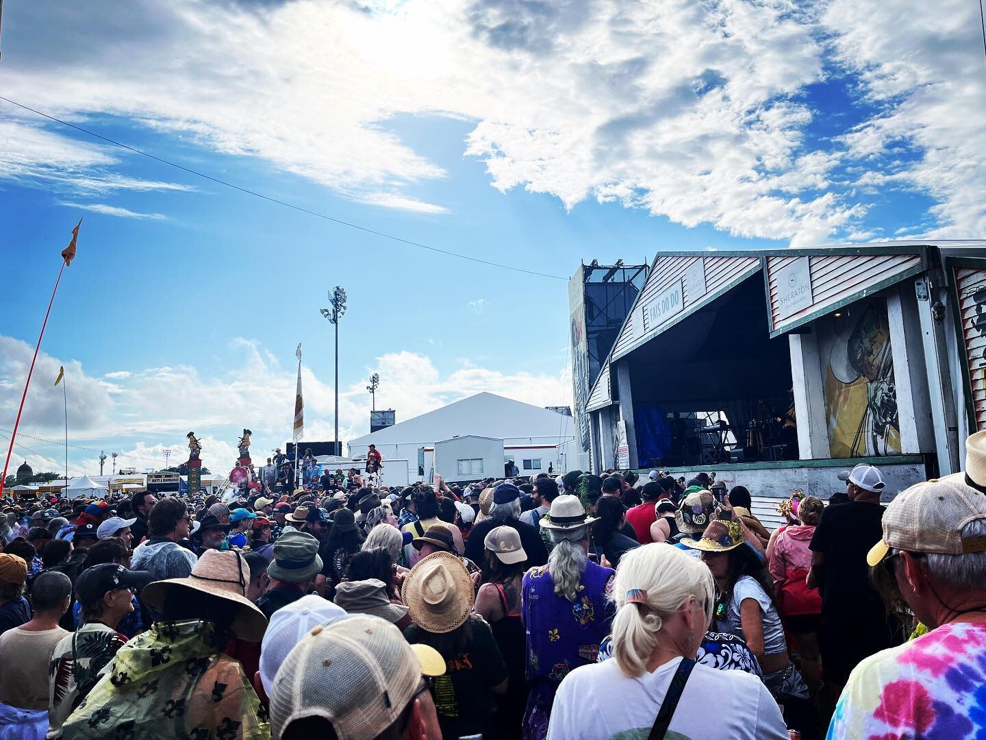 Just a little taste of the fest for your Monday! #jazzfest #nola #lifestyle