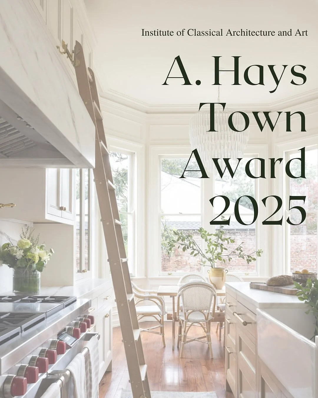 Repost from @zangarapartners
&bull;
Beyond humbled to have received the Institute of Classical Architecture &amp; Art&rsquo;s A. Hays Town Award for Small Residential Additional / Renovation 2025 on our State Street Project. 

Presented by the Louisi