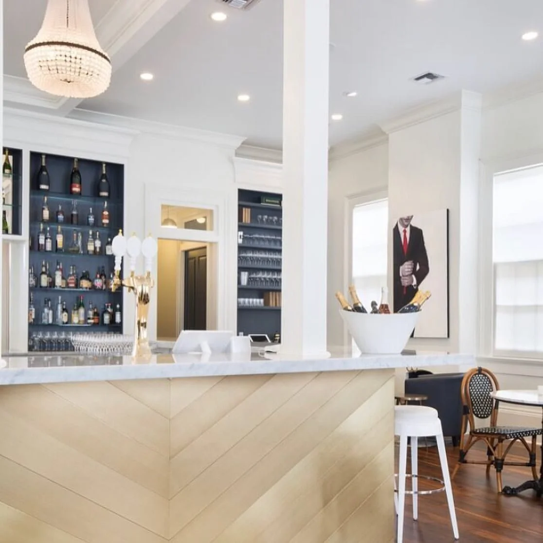 Can&rsquo;t believe it&rsquo;s been 9 years since working on this project!! Such a fun one! This is the last weekend to pop some bottles over at @effervescencenola Go grab a glass! #bubblesandbites #showmeyournola #nola #neworleansinteriordesigner #r