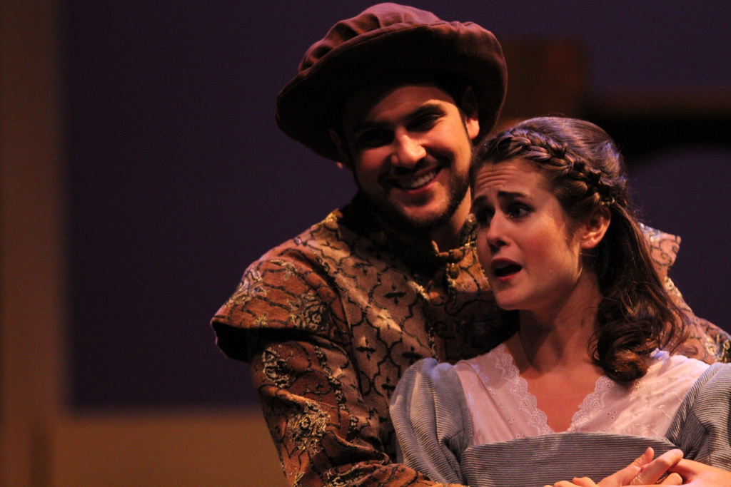  As Nannetta in Verdi's&nbsp; Falstaff  with tenor Nicholas DeMeo. 