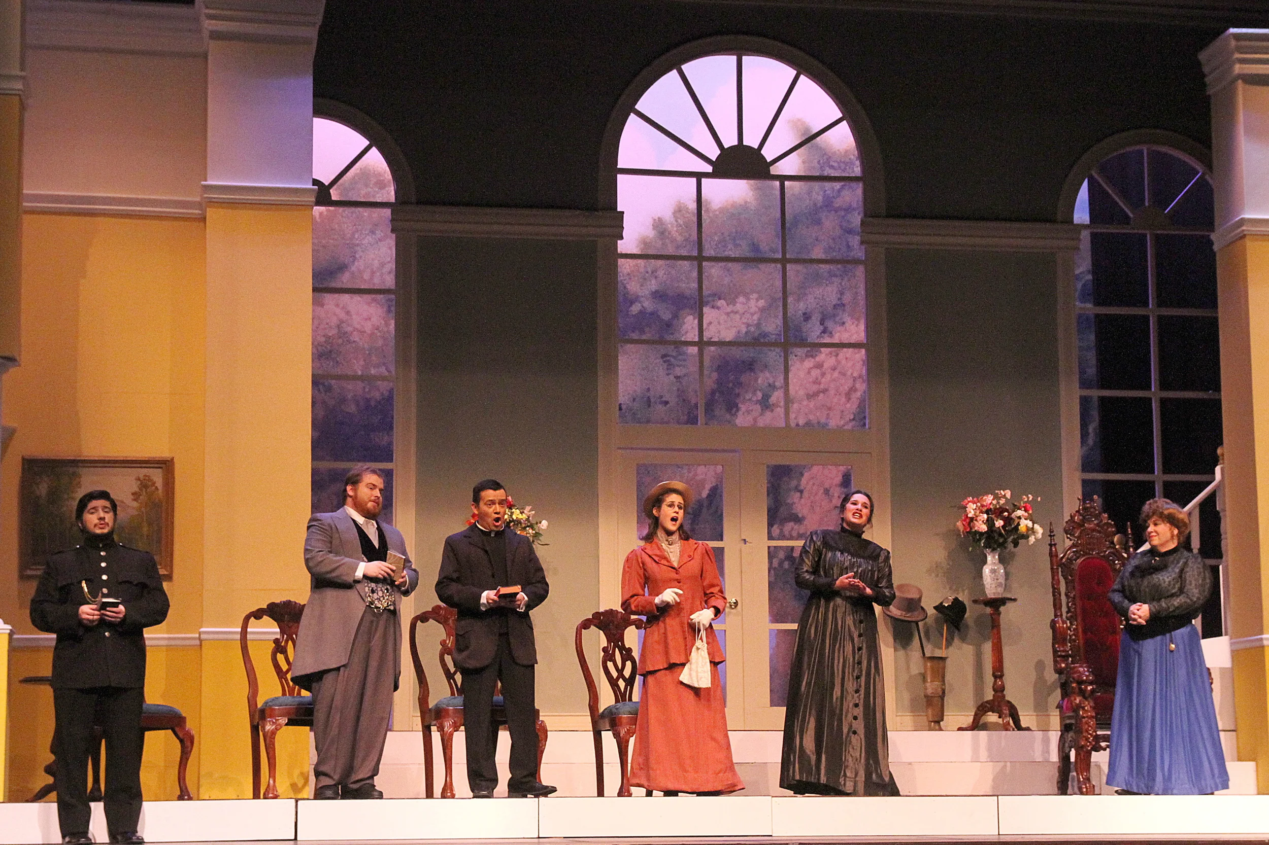 As Miss Wordsworth in Britten's Albert Herring.