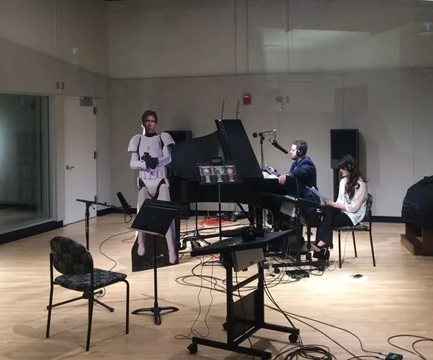 Taping The Score Awakens. 