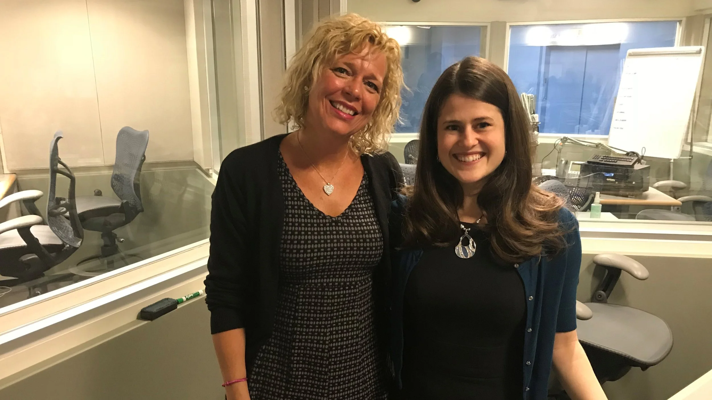 Angela with soprano Laura Pedersen, soloist in "Knoxville: Summer of 1915"