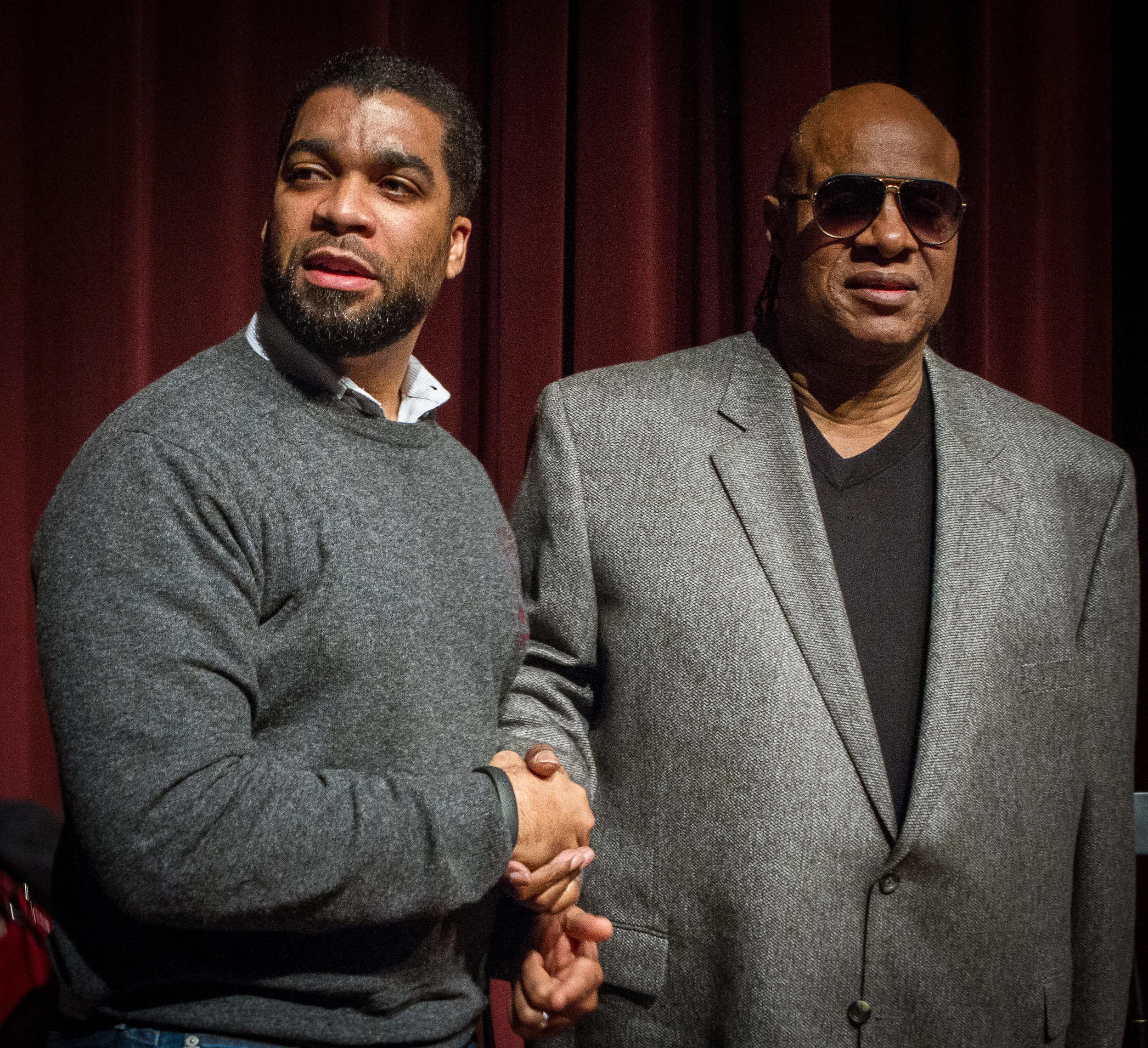Preparing to introduce Mr. Wonder to Black Men, Black Boys and the Psychology of Modern Media class