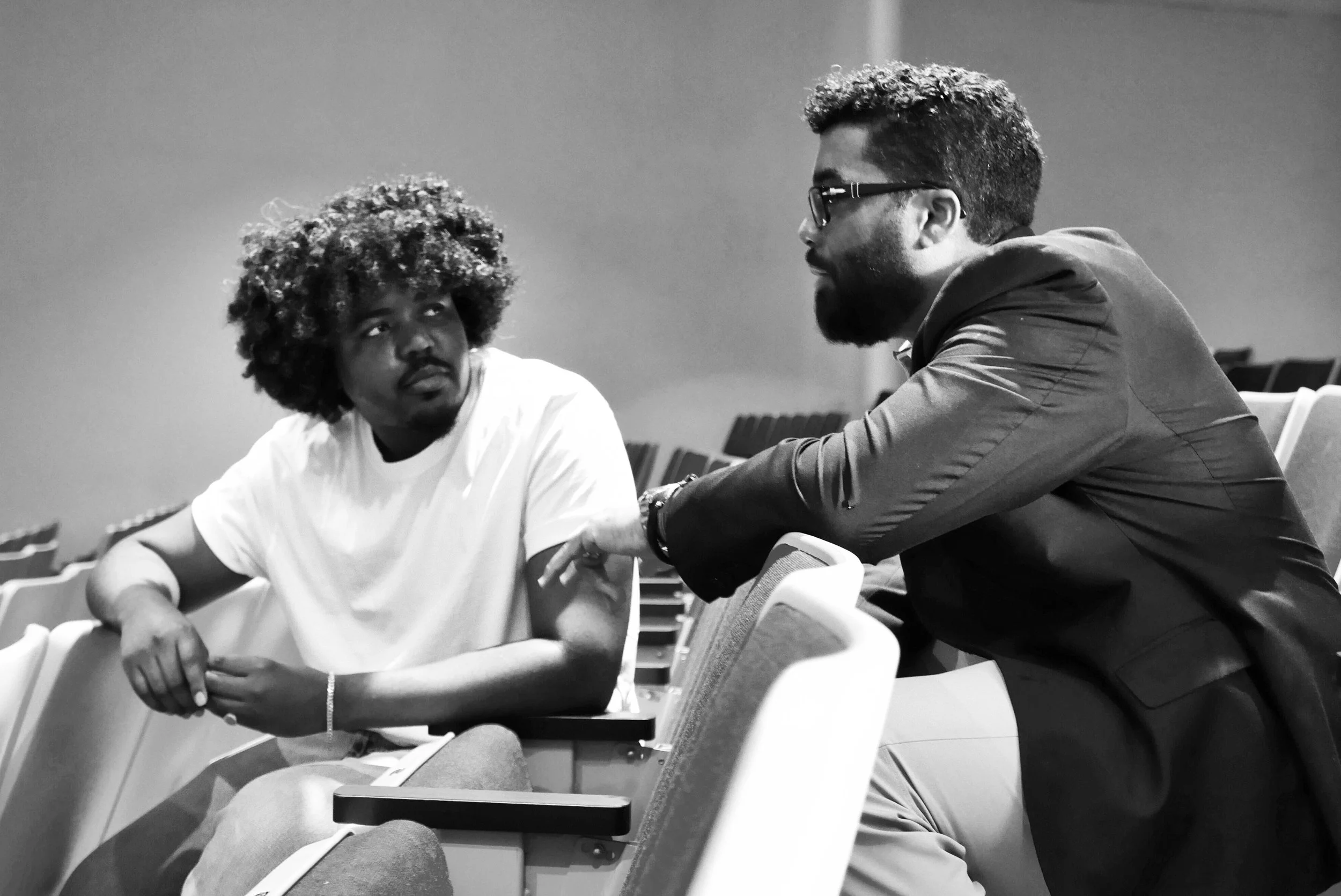  w/ writer [and forever lab member] Donovan X. Ramsey as photoed by  Antonio “Tone” Johnson  