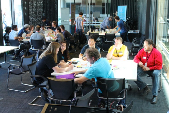 The BenJam team on day one