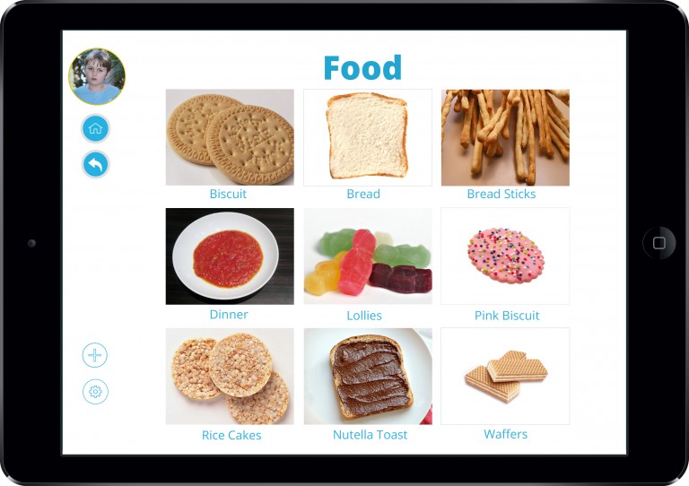 Prototype of BenJam iPad application