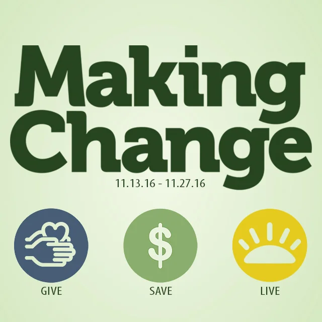 Making Change | Week 2 | SAVE