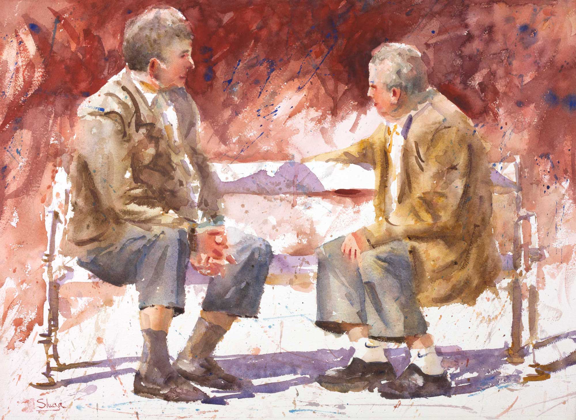 The Nike Discussion 72 x 51 cm