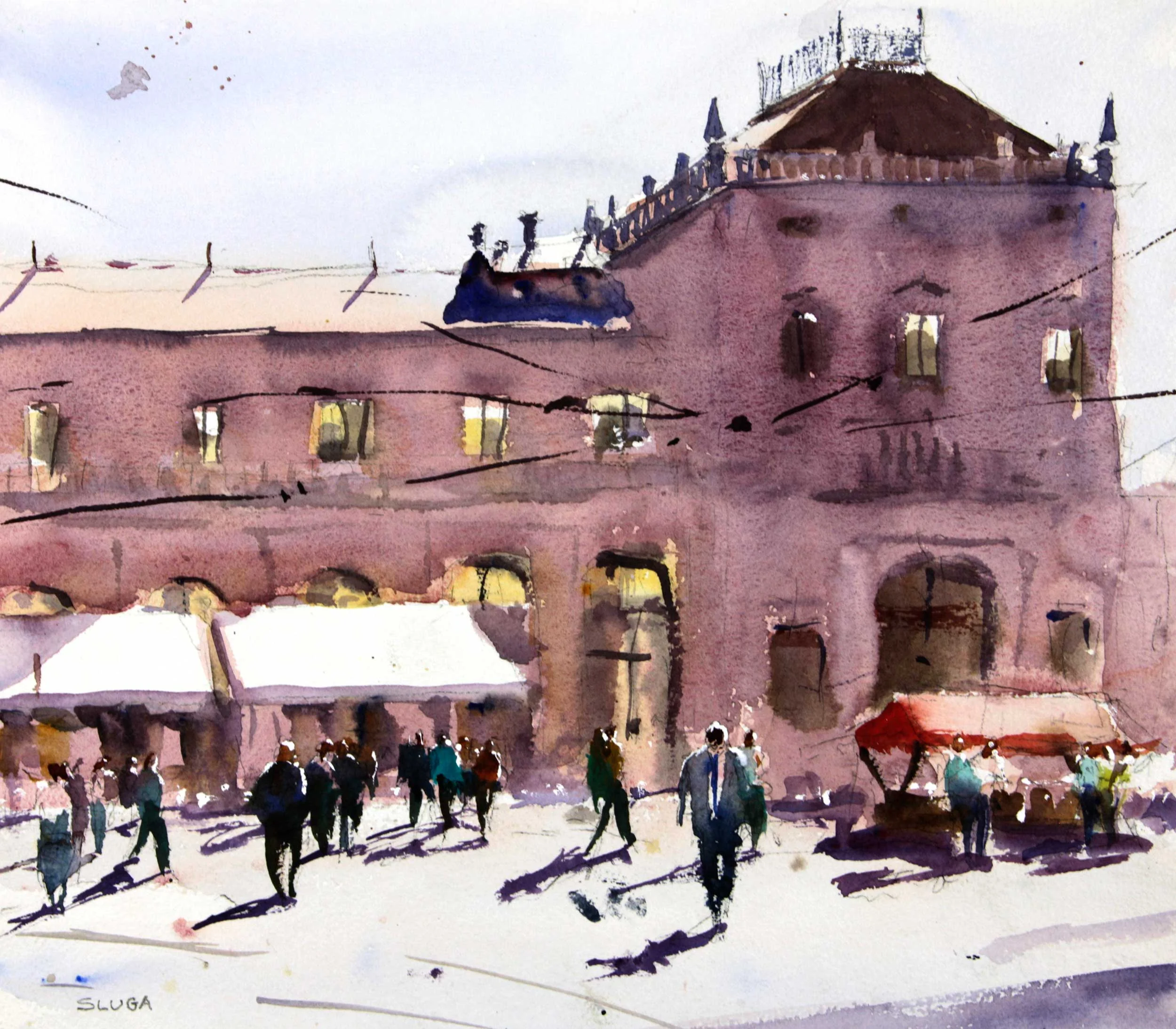 Zagreb Station 34 x 29 cm