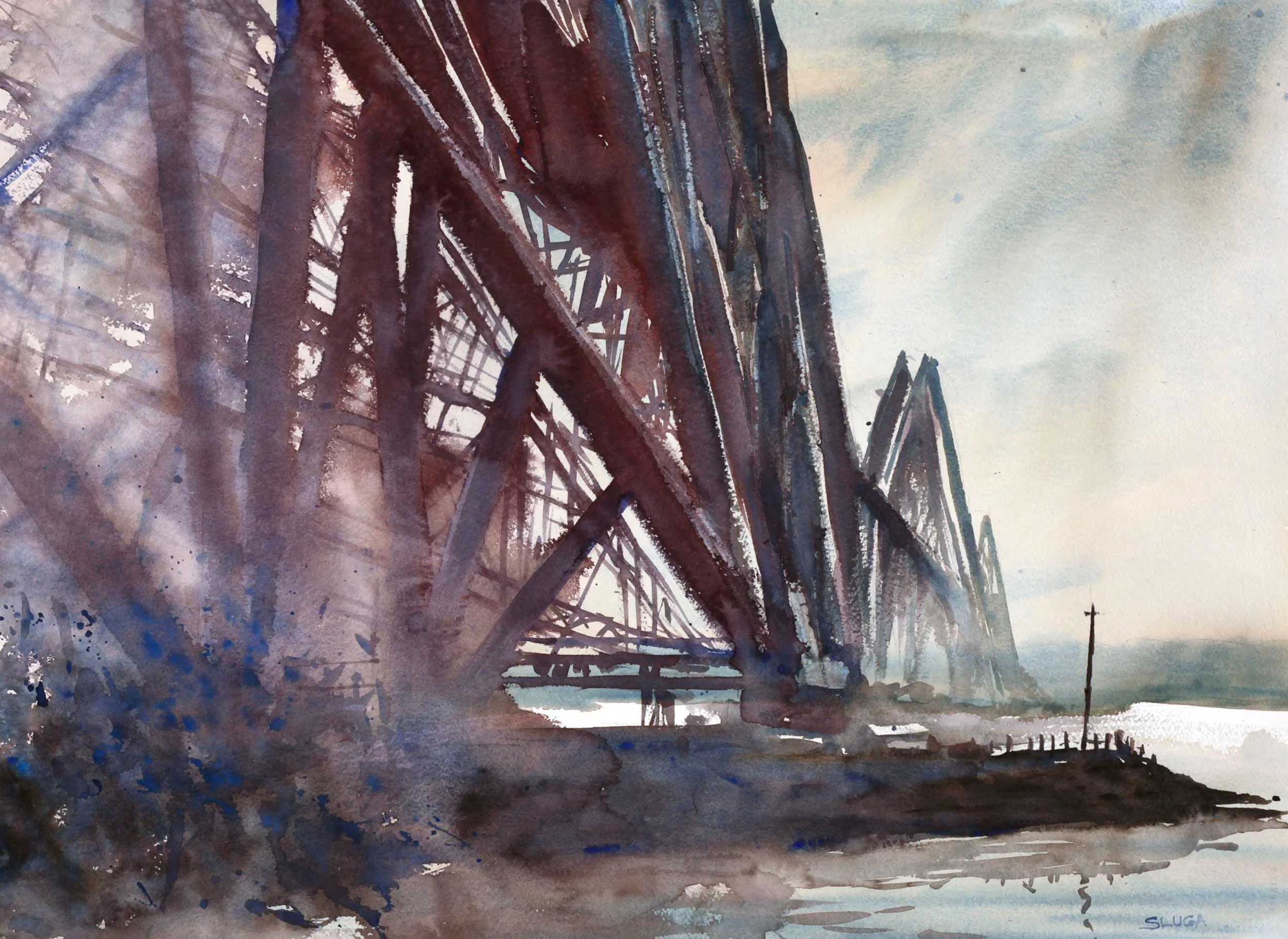 Forth Bridge 76 x 55 cm