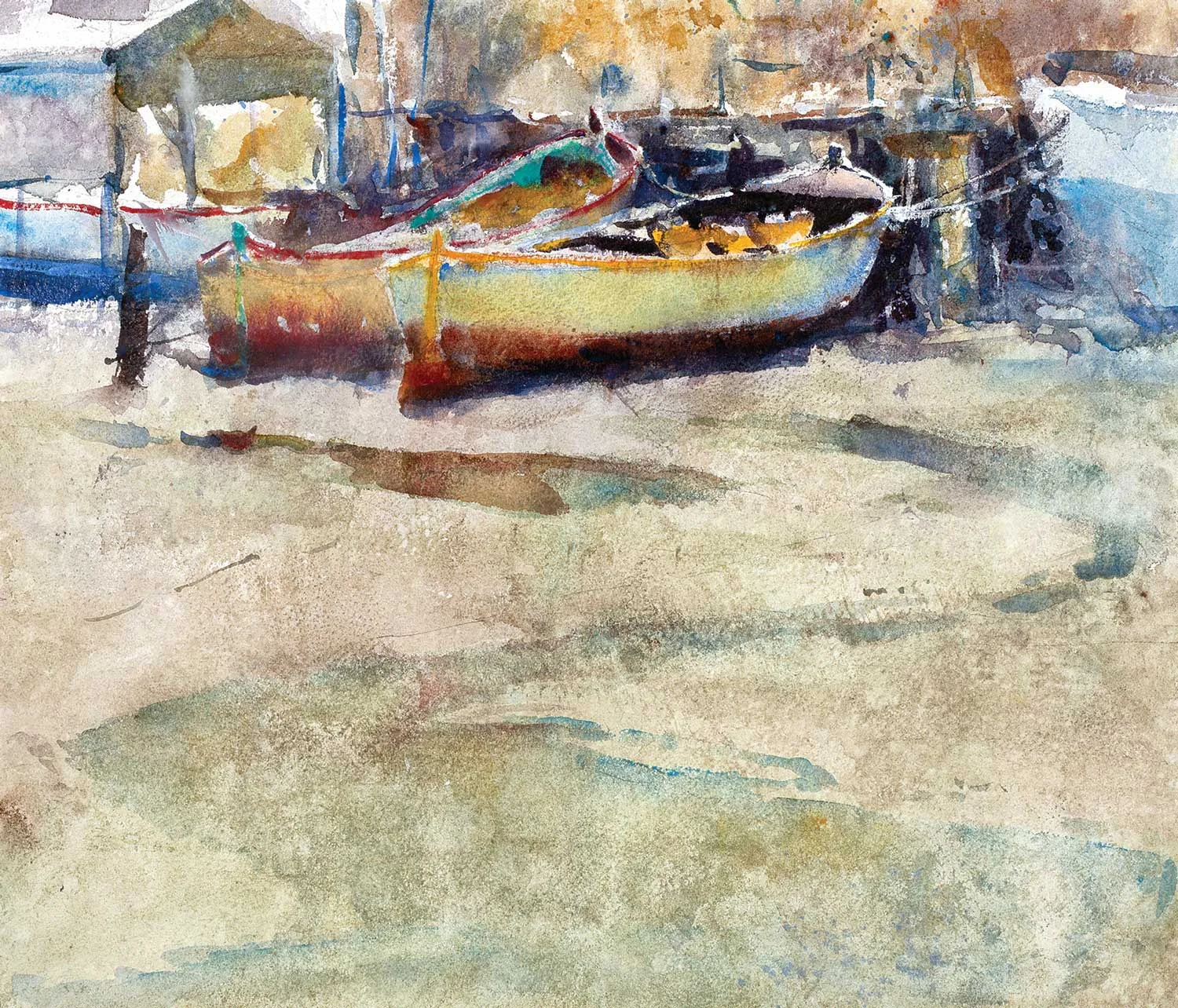 Low Tide, Thames 38 x 33 cm (Featured on recent London APV Film)